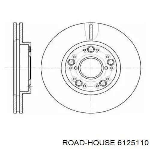 Передние тормозные диски 6125110 Road House