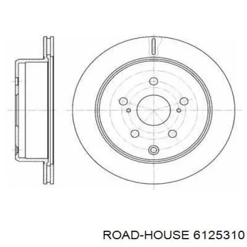 Тормозные диски 6125310 Road House