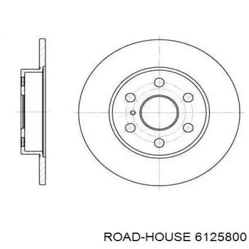 Тормозные диски 6125800 Road House