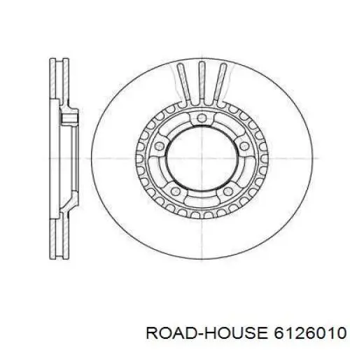 Передние тормозные диски 6126010 Road House