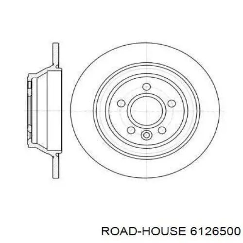 Тормозные диски 6126500 Road House