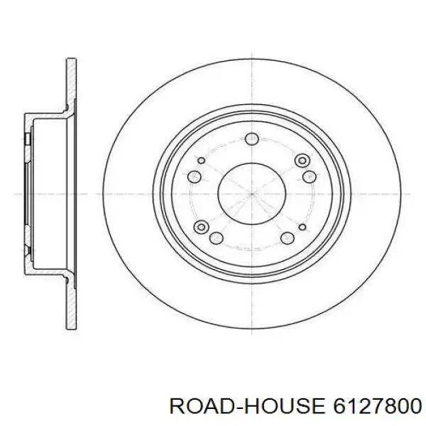6127800 Road House тормозные диски