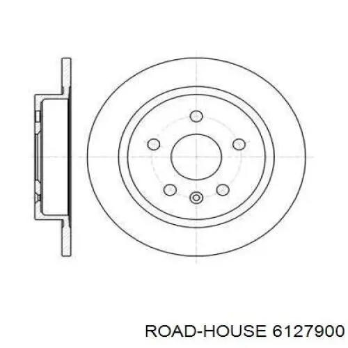 Тормозные диски 6127900 Road House