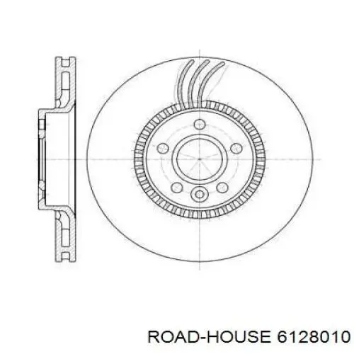 Передние тормозные диски 6128010 Road House