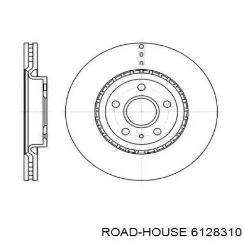 Передние тормозные диски 6128310 Road House