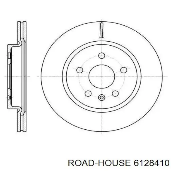 Тормозные диски 6128410 Road House