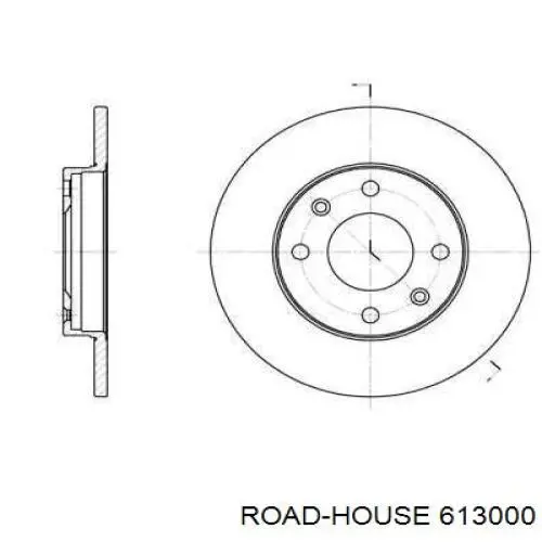 Передние тормозные диски 613000 Road House