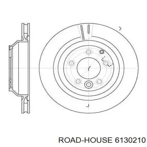 Тормозные диски 6130210 Road House