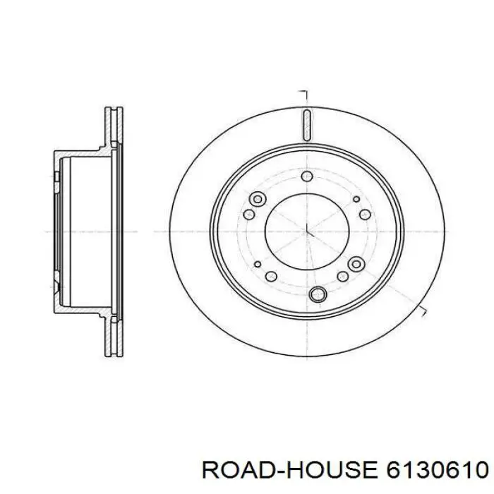 Тормозные диски 6130610 Road House