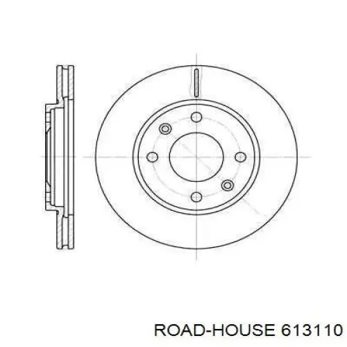 613110 Road House диск тормозной передний