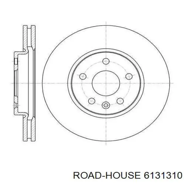 Передние тормозные диски 6131310 Road House