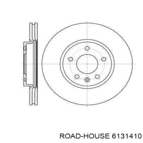 Передние тормозные диски 6131410 Road House