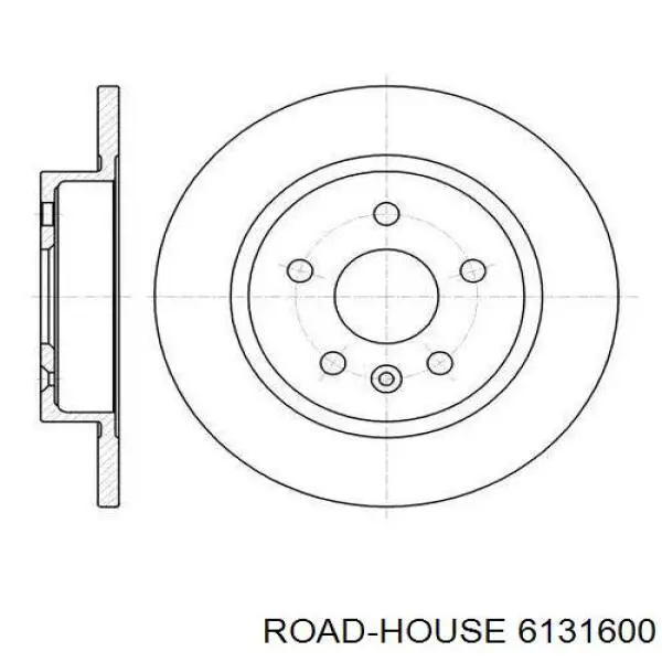 Тормозные диски 6131600 Road House