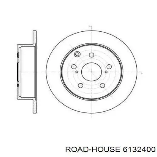 Тормозные диски 6132400 Road House