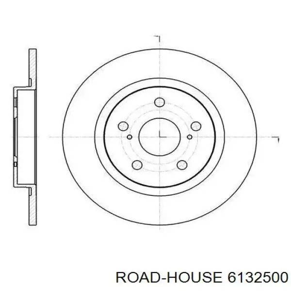 6132500 Road House тормозные диски