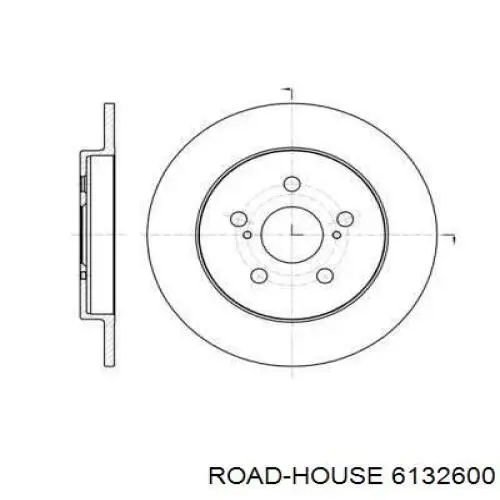 Тормозные диски 6132600 Road House