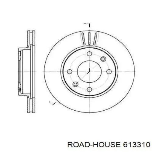 Передние тормозные диски 613310 Road House