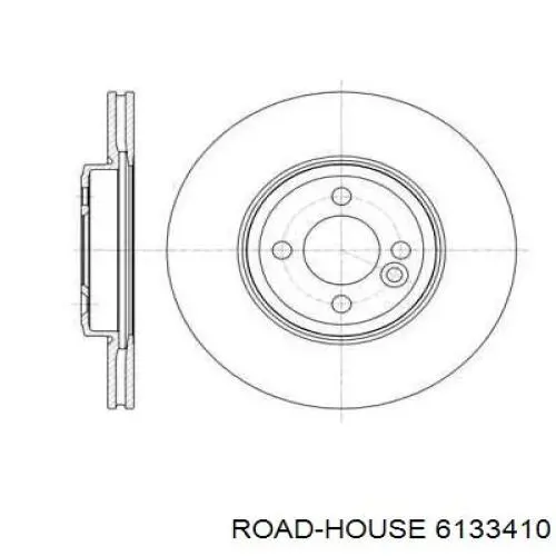 Передние тормозные диски 6133410 Road House