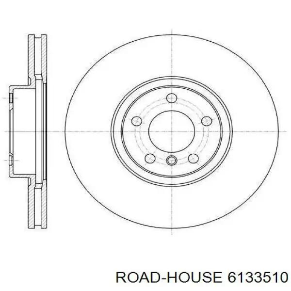 Передние тормозные диски 6133510 Road House