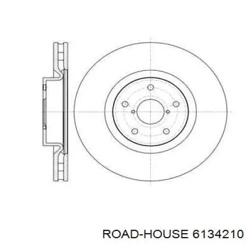 Передние тормозные диски 6134210 Road House