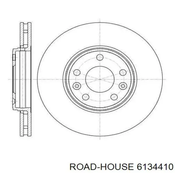 Передние тормозные диски 6134410 Road House