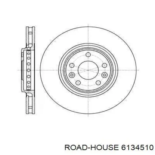 61345.10 Road House disco do freio dianteiro