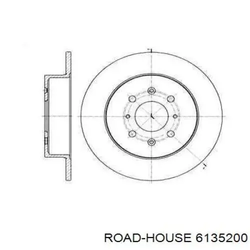 Тормозные диски 6135200 Road House