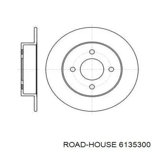 Тормозные диски 6135300 Road House