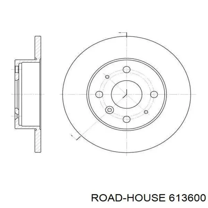 Disco do freio traseiro Road House 613600 preço, a partir de 24,43 USD
