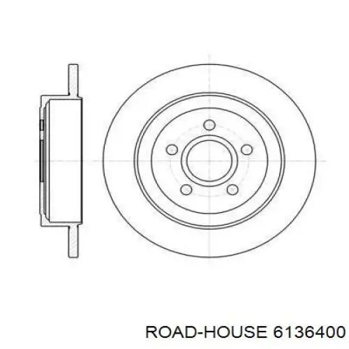 Тормозные диски 6136400 Road House