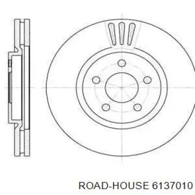 Передние тормозные диски 6137010 Road House