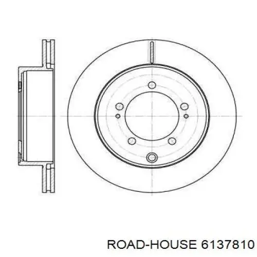 Тормозные диски 6137810 Road House