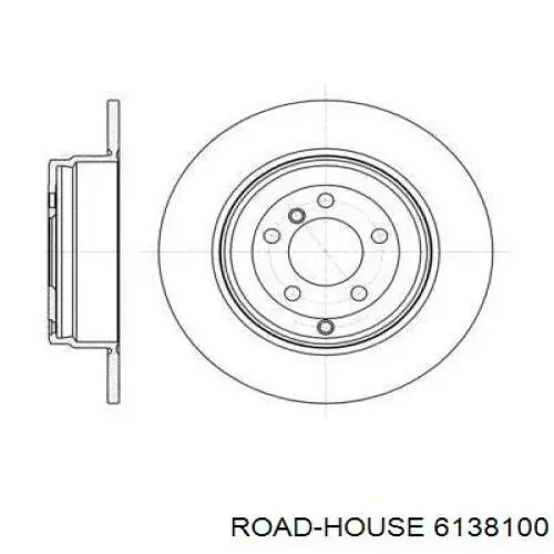 Тормозные диски 6138100 Road House