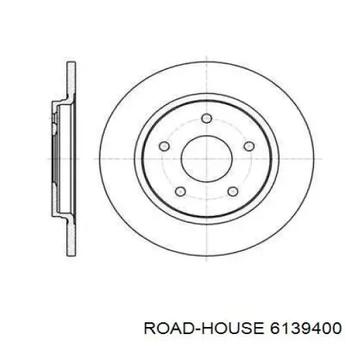 Тормозные диски 6139400 Road House