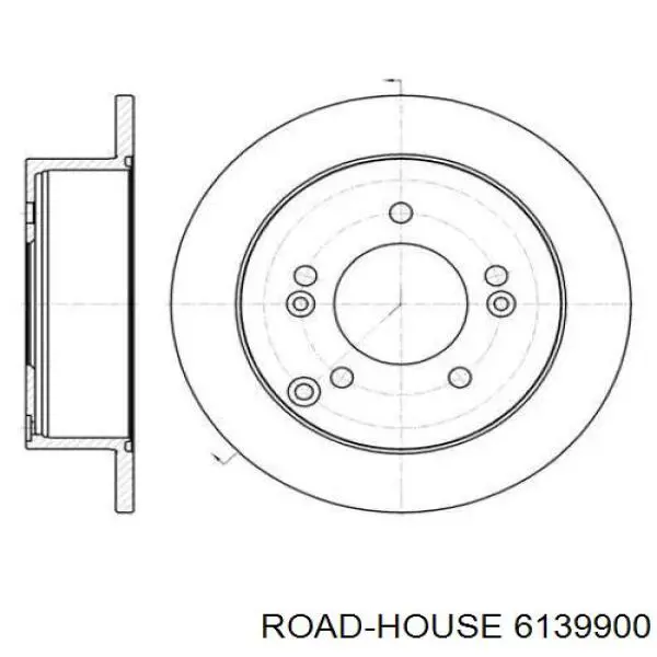 61399.00 Road House тормозные диски