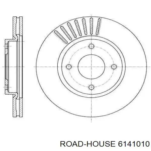 Передние тормозные диски 6141010 Road House