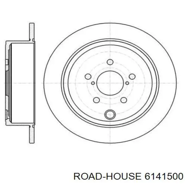 Тормозные диски 6141500 Road House