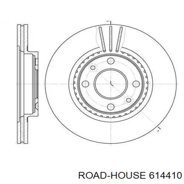 6144.10 Road House диск тормозной передний