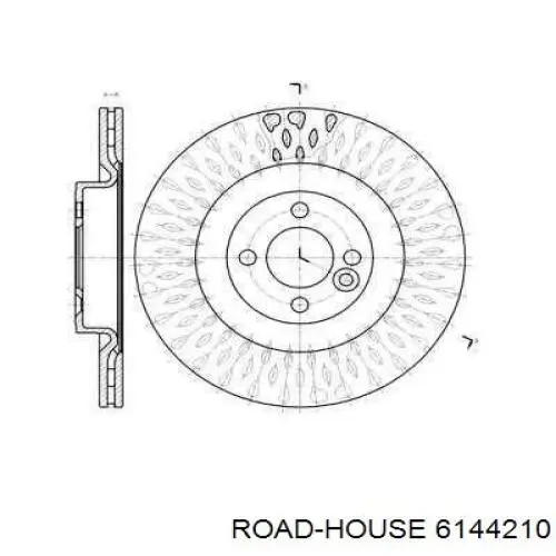 Передние тормозные диски 6144210 Road House