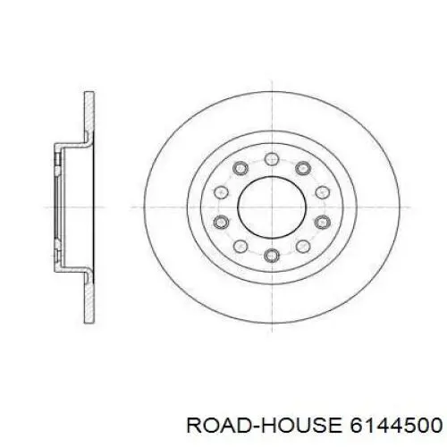 Тормозные диски 6144500 Road House