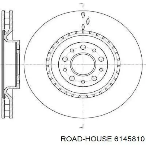 Передние тормозные диски 6145810 Road House