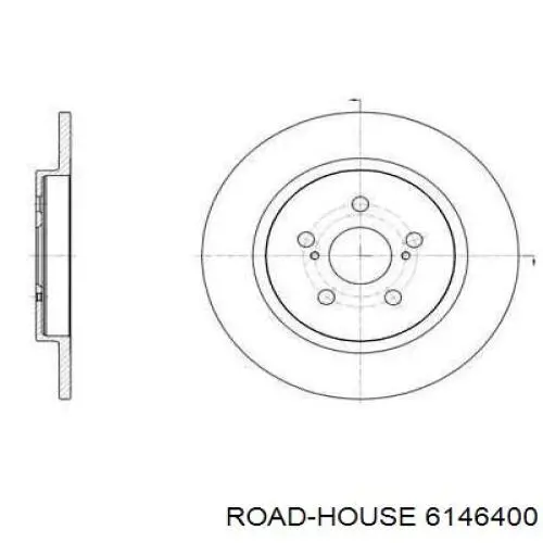 Тормозные диски 6146400 Road House