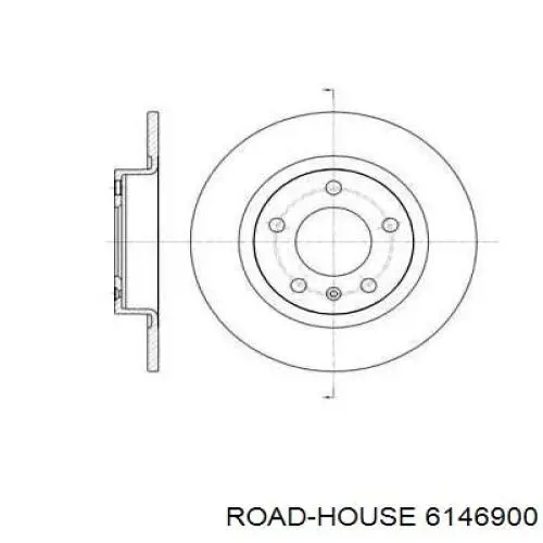 Тормозные диски 6146900 Road House