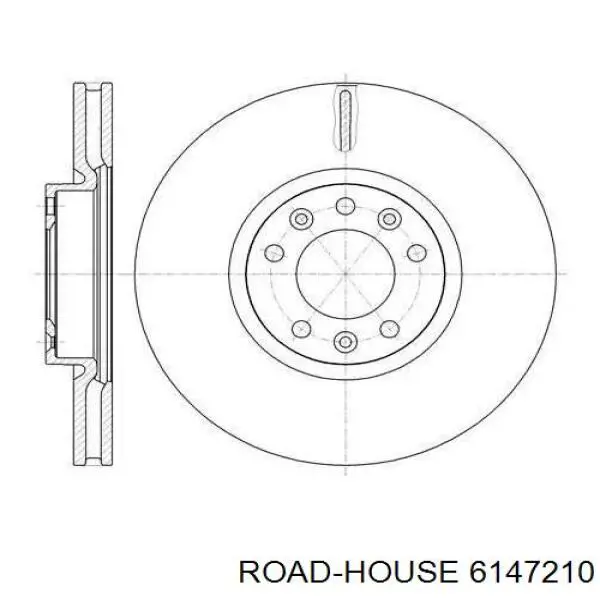 Передние тормозные диски 6147210 Road House