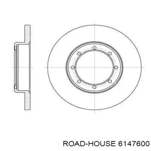 Тормозные диски 6147600 Road House