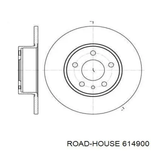 Тормозные диски 614900 Road House