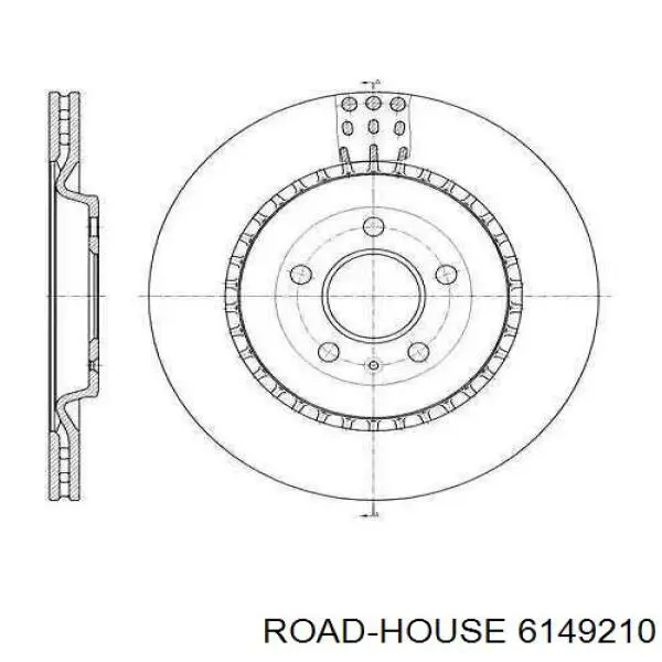 Тормозные диски 6149210 Road House