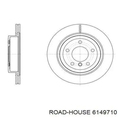 Тормозные диски 6149710 Road House