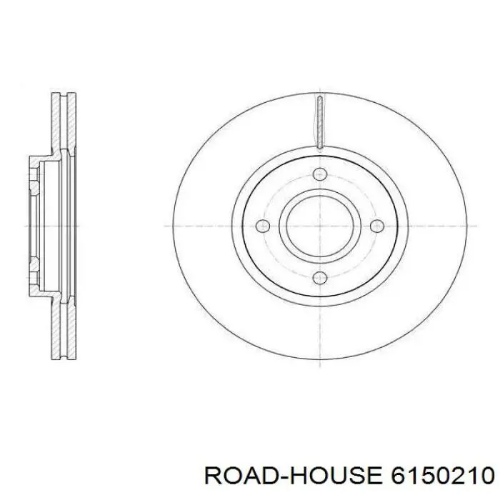 61502.10 Road House тормозные диски