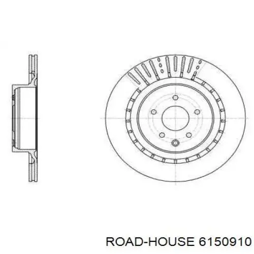 Тормозные диски 6150910 Road House